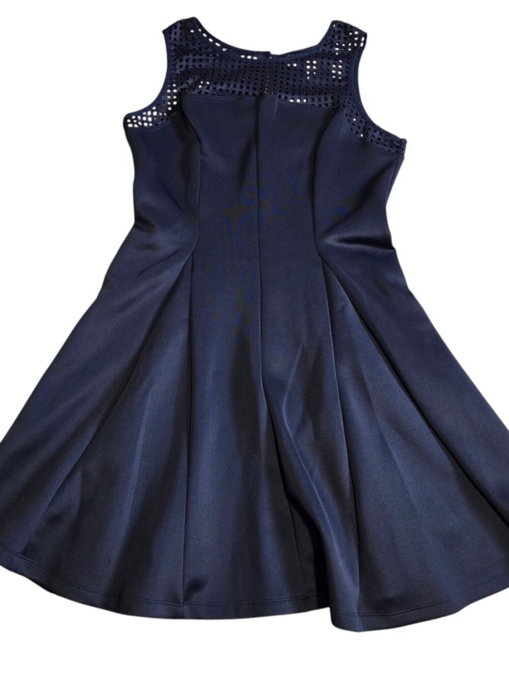 Paper Doll Navy‎ Sem-Formal Laser Cut Dress XL